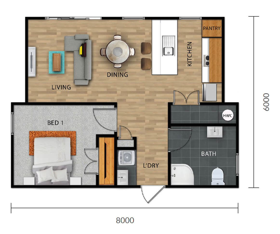 UB45 Floorplan