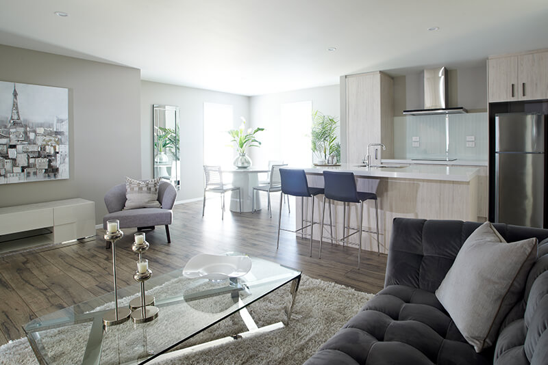 Ubuilt home interior - living space