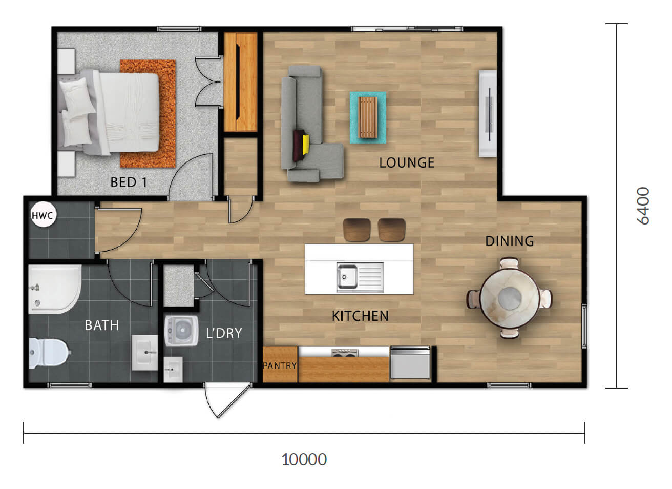 UB58 Floorplan